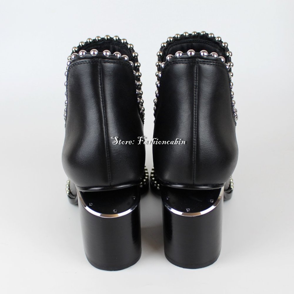 New ALEXANDER WANG Gabi Studded Booties - Picture 7 of 13